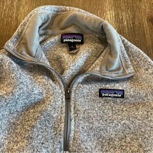 Patagonia Soft Gray Sherpa Fleece